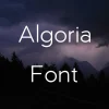 Algoria Font