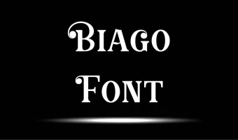 Biago Font