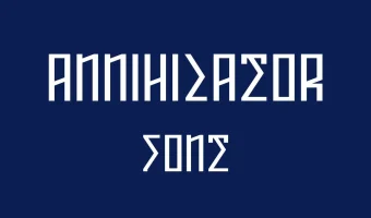 Annihilator Font