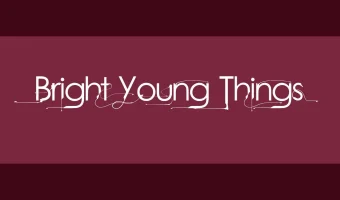 Bright Young Things Font