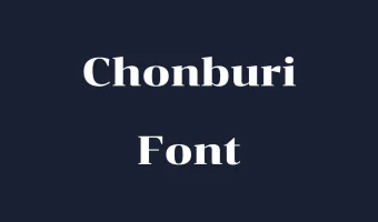 Chonburi Font