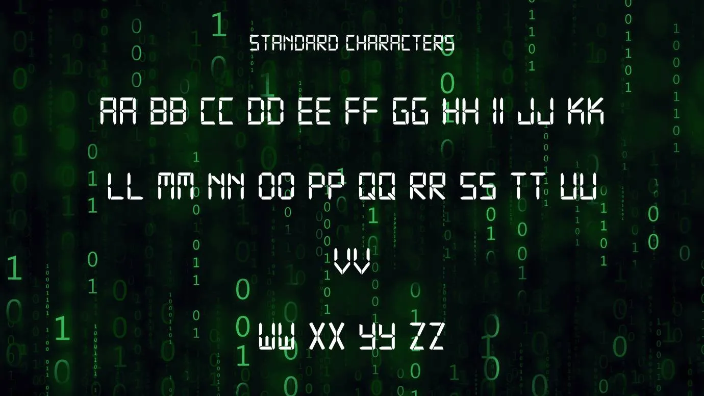 Digital Font