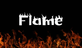 Flame Font