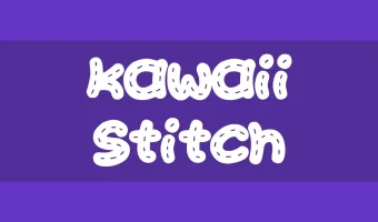 Kawaii Stitch Font