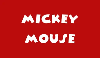 Mickey Mouse Font