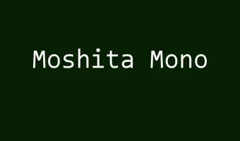 Moshita Mono Font