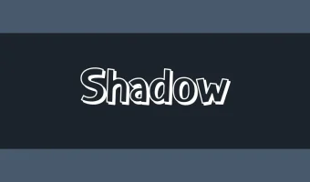 Shadow Font